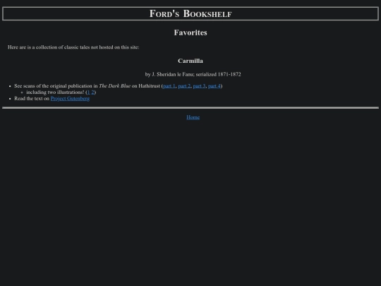 favorites screenshot