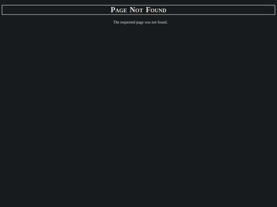not_found screenshot
