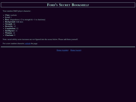secret_dndpc screenshot