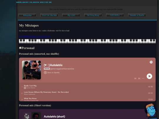 mixtapes screenshot