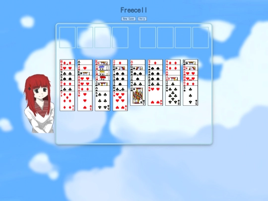 freecell screenshot
