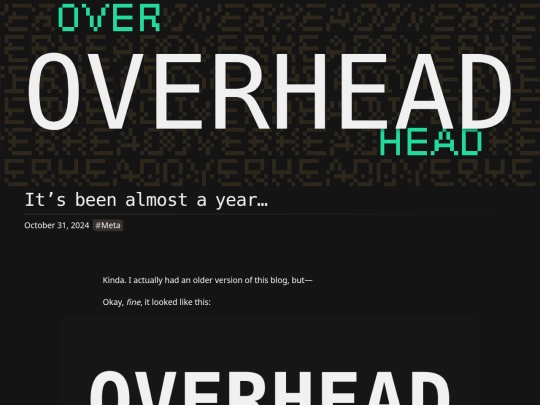 blog/almost-year screenshot