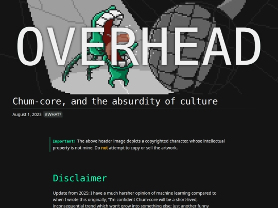 blog/chumcore-and-culture screenshot