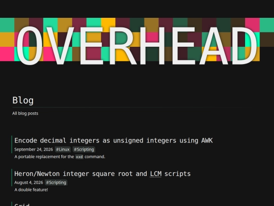 blog screenshot