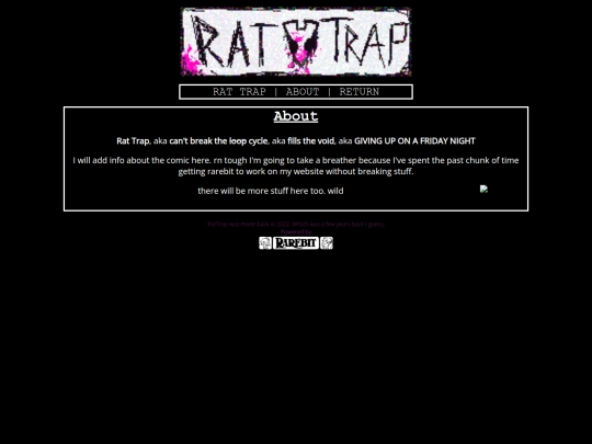 Comics/RT_rarebit-1.5/about screenshot