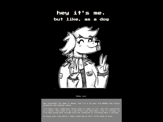 bio screenshot