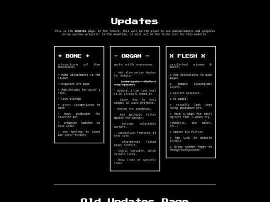 updates screenshot