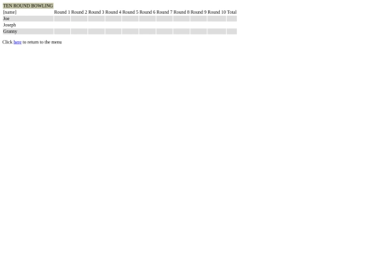 Schoolwork/Scorecards/bowling screenshot