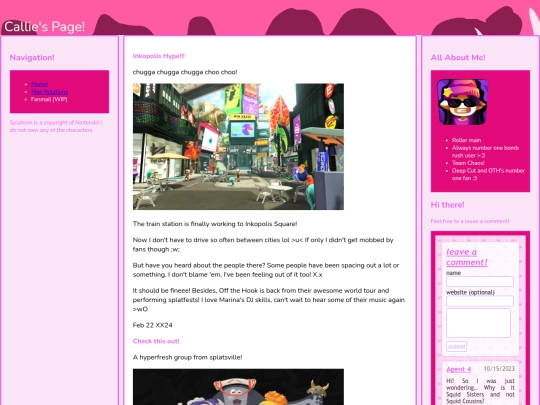 callieblogfr screenshot