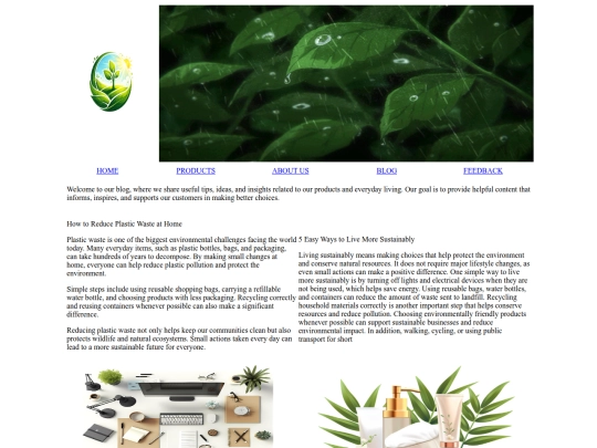 blog screenshot