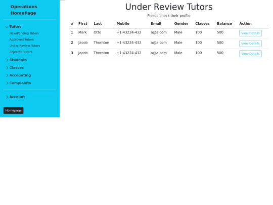 opsback/tutors/underReviewtutor screenshot