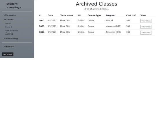 studentback/classes/archived screenshot