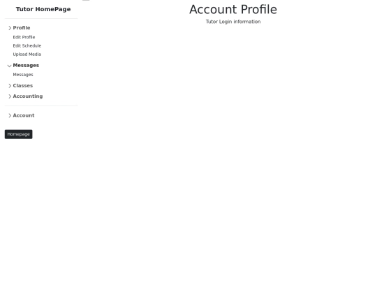 tutorback/profile/editprofile screenshot