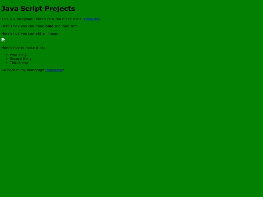javaScript screenshot