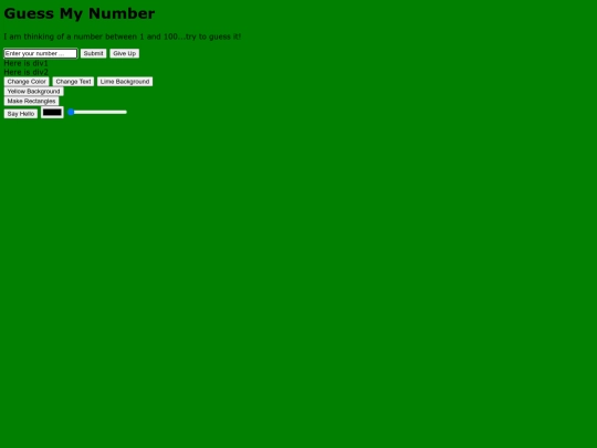 jsInteraction screenshot