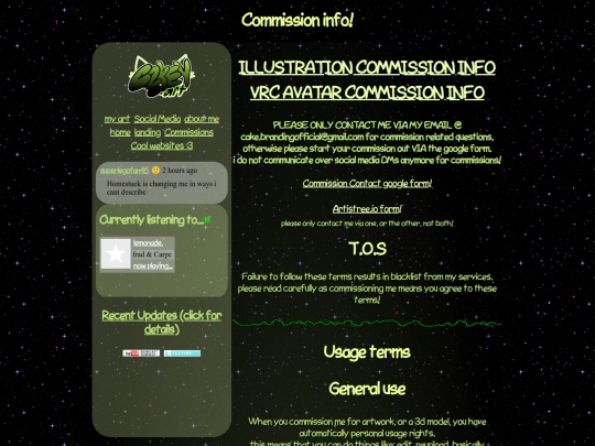 comms screenshot
