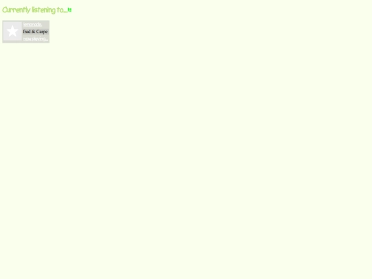 lastfm screenshot