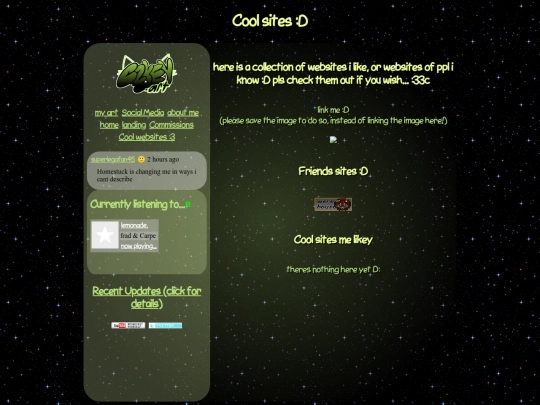 links screenshot
