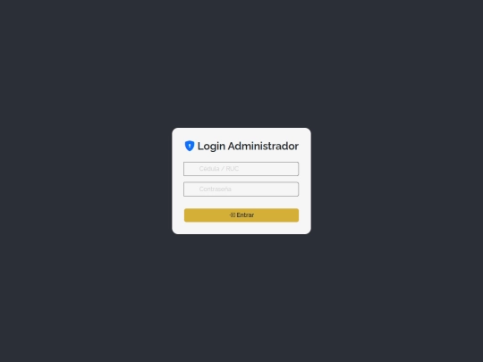 Admin/Index screenshot