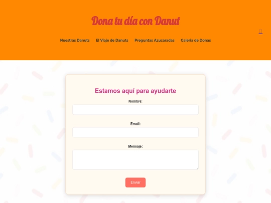 DANUT/pages/Contactanos screenshot