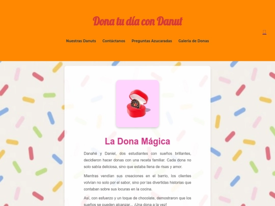 DANUT/pages/el viaje de danuts screenshot