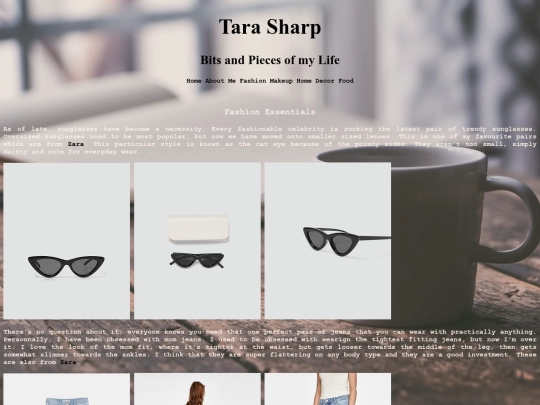 project/fashion screenshot