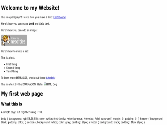 index screenshot