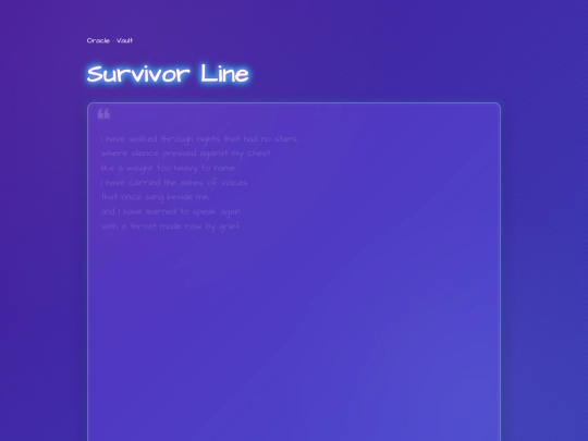 survivor-line screenshot