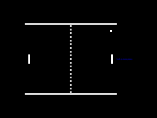 pong screenshot
