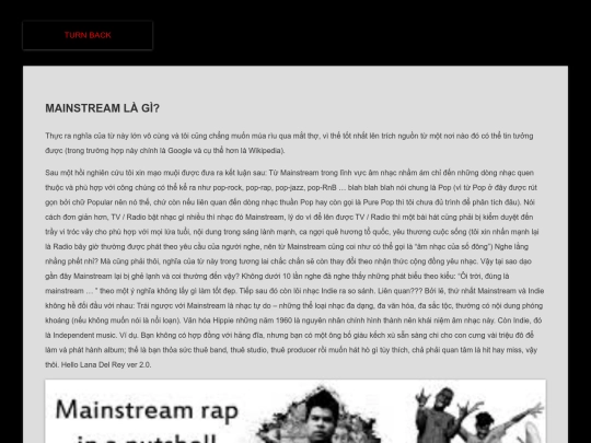 mainstream screenshot