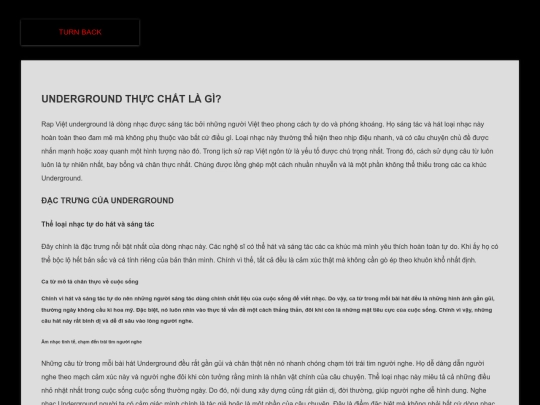 underground screenshot
