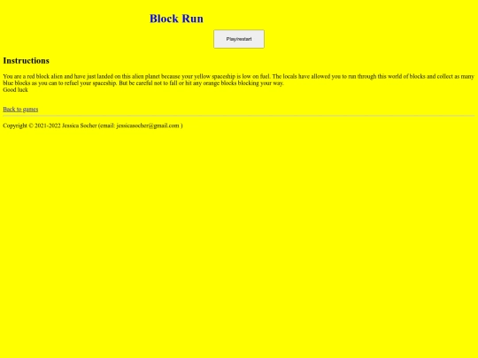games/blockrungame screenshot