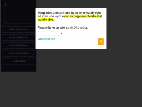 index screenshot