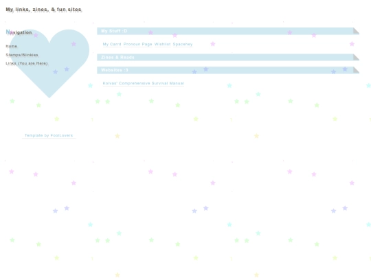 links screenshot