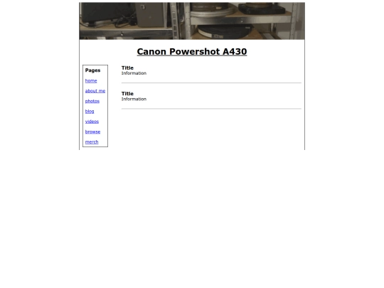 info/mytemplate screenshot