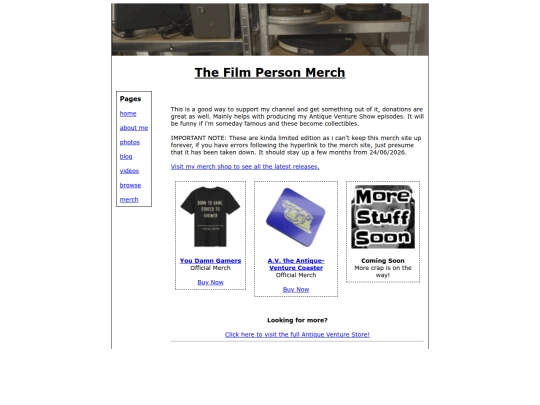 merch screenshot