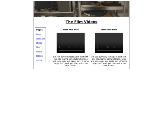 videos screenshot