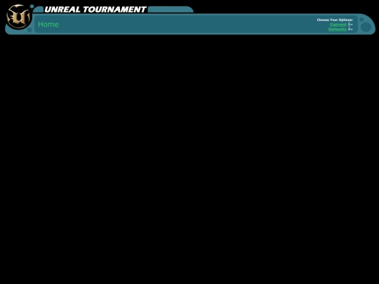 menu screenshot
