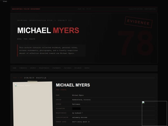 myers screenshot