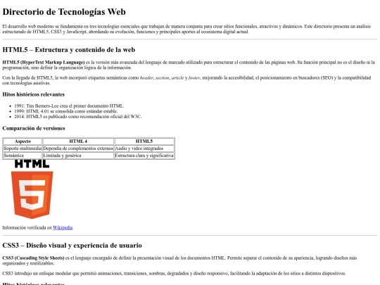 paginadirectorio screenshot