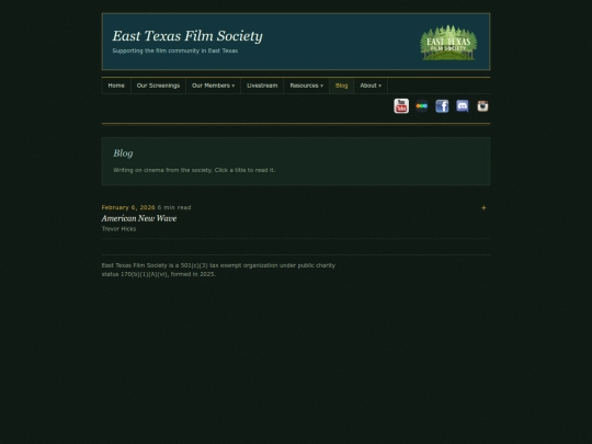 blog screenshot