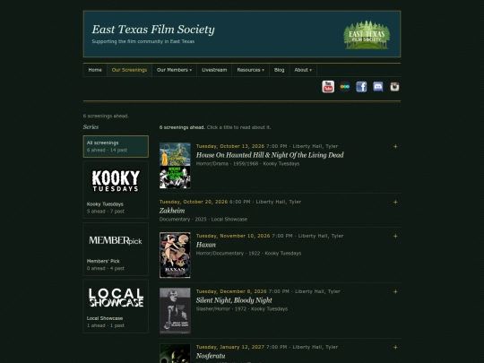 screenings screenshot