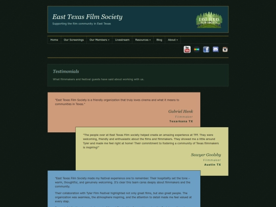 testimonials screenshot