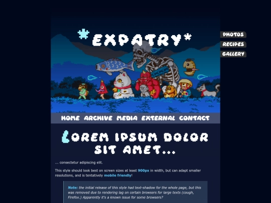 index screenshot
