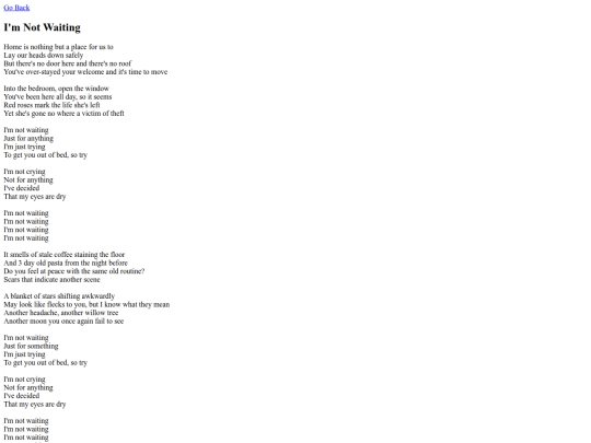 lyrics/lifeline_legacy/im_not_waiting screenshot