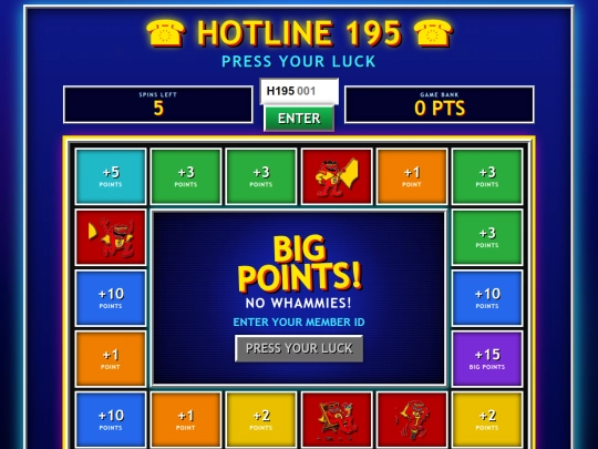 press-your-luck screenshot