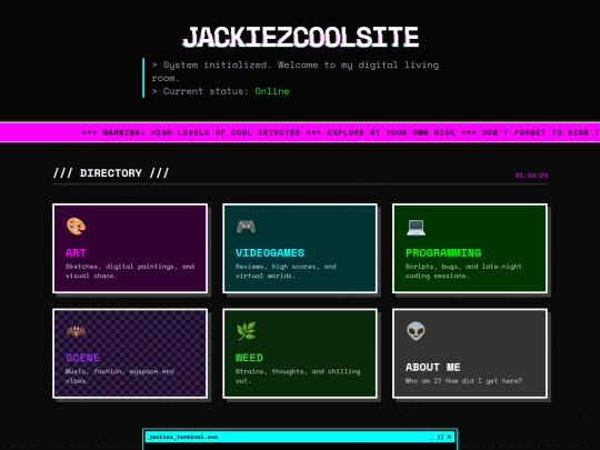 index screenshot