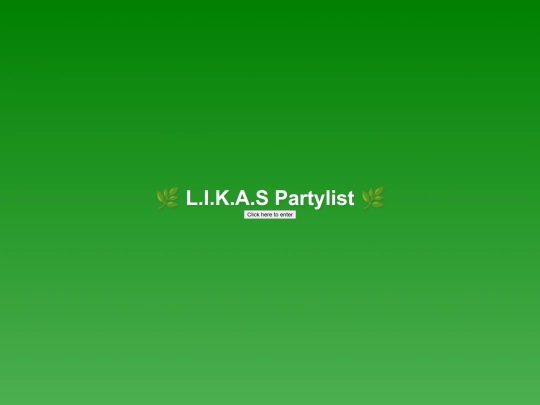 LIKAS-partylist screenshot