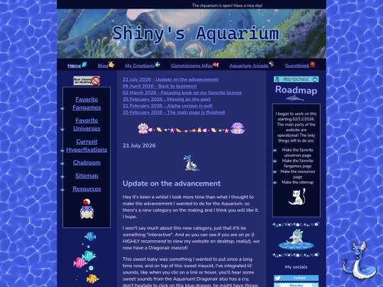 blog screenshot