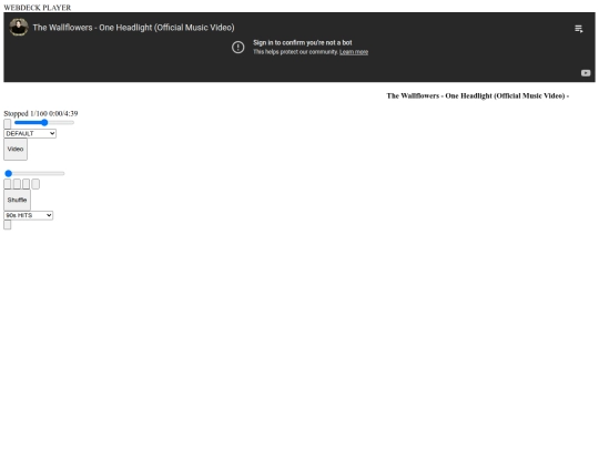 webdeck-player screenshot